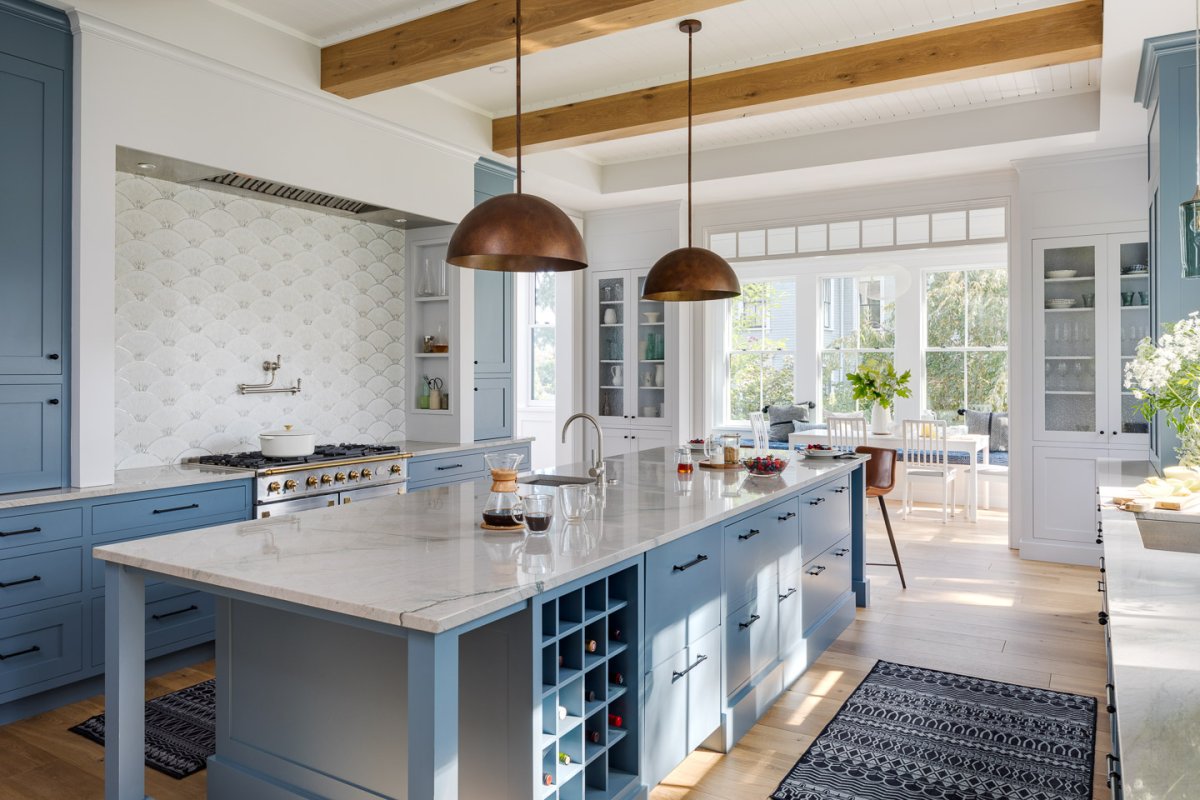 Kitchen island© Jacob Lilley Architects Jamaica Plain, MA