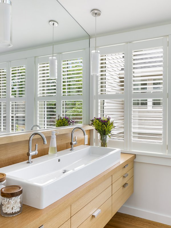 master bathroom mirror© Jacob Lilley Architects Arlington, MA